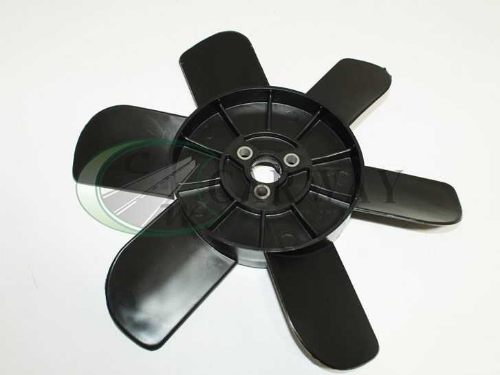 Вентилятор системи охолодження (крильчатка) ВАЗ 2101-07,2121 (6-ти лоп.) чорна 2121-1308008 Інтерпласт