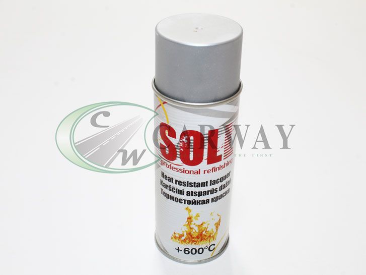 Фарба срібляста (0,400 л) термостійка 600 ° C SOLL