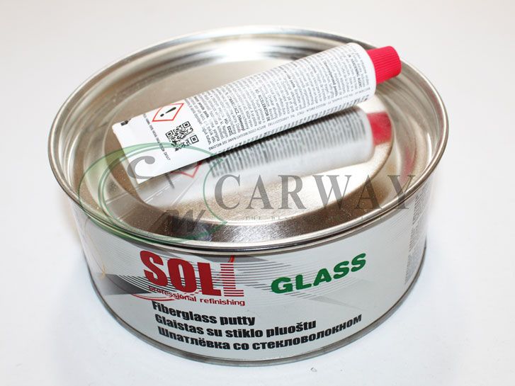 Шпаклювання зі скловолокном 1.0кг Glass (зелена)