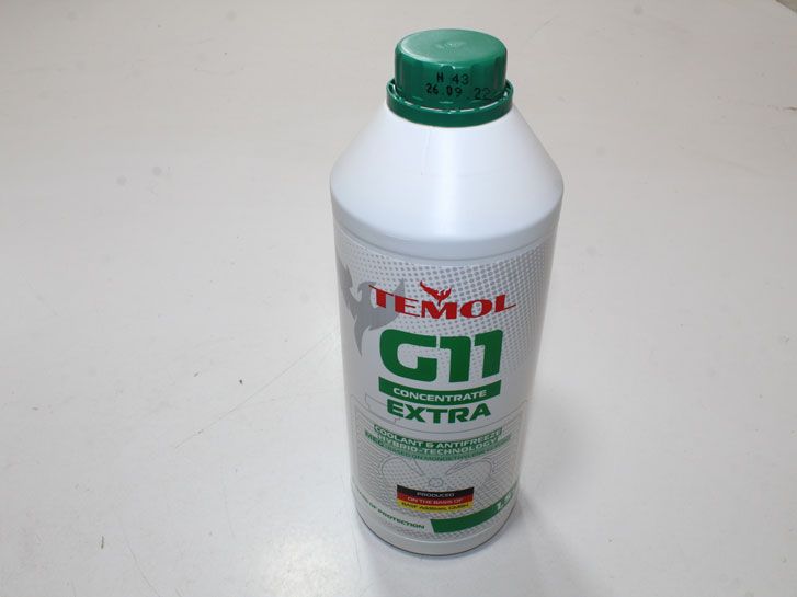 Тосол концентрат (-80) 1,5 л зеленый G11 Temol