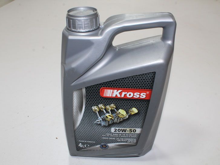 Масло моторное дизель 20W50 (4л) Kross