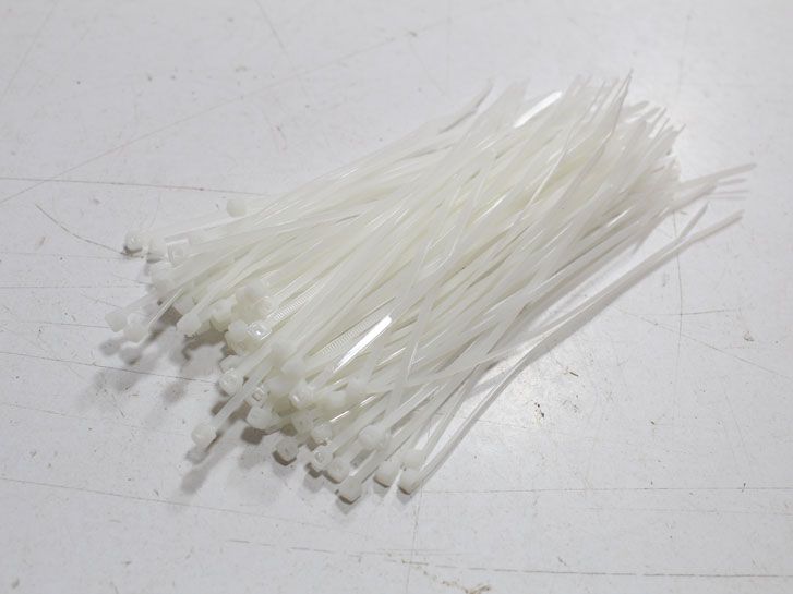 Хомут пластиковый 3,0*150 (белый) 100шт.CARWAY