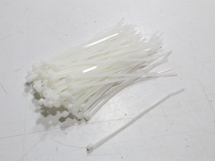 Хомут пластиковый 4,0*150 (белый) 100шт.CARWAY