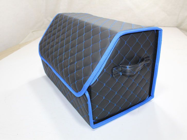 Сумка-органайзер в багажник PREMIUM 500х300х300 синяя нитка BOX4URCAR